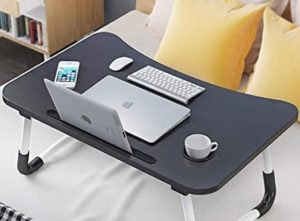 ノ一トパソコンデスクがベッドの上におけで。折り畳める形で怠け者使うテ一ブル、コッブ が入れる